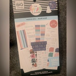 🎂💍📒 HAPPY PLANNER ‘WEDDING’ 👰🤵💐 STICKER BOOK 💐👰🤵 BRAND NEW 🎂💍📒